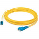 AddOn 26m LC (Male) to SC (Male) Straight Yellow OS2 Duplex Plenum Fiber Patch Cable - 85.30 ft Fiber Optic Network Cable for Network Device - First End: 2 x LC Male Network - Second End: 2 x SC Male Network - Patch Cable - Plenum - 9/125 &micro;m - Y