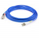 AddOn 5m SC (Male) to LC (Male) Blue OM1 Duplex PVC Fiber Patch Cable - 16.40 ft Fiber Optic Network Cable for Patch Panel, Hub, Switch, Media Converter, Router, Transceiver, Network Device - First End: 2 x LC Male Network - Second End: 2 x SC Male Networ