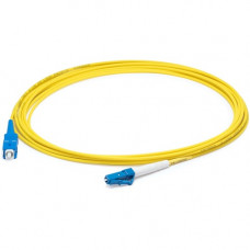 AddOn 88m LC (Male) to SC (Male) Straight Yellow OS2 Simplex Plenum Fiber Patch Cable - 288.64 ft Fiber Optic Network Cable for Network Device - First End: 1 x LC Male Network - Second End: 1 x SC Male Network - Patch Cable - Plenum - 9/125 &micro;m -