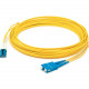 AddOn 35m LC (Male) to SC (Male) Straight Yellow OS2 Duplex Plenum Fiber Patch Cable - 114.83 ft Fiber Optic Network Cable for Network Device - First End: 2 x LC Male Network - Second End: 2 x SC Male Network - Patch Cable - Plenum - 9/125 &micro;m - 