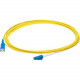 AddOn Fiber Optic Simplex Patch Network Cable - 141.08 ft Fiber Optic Network Cable for Network Device, Transceiver - First End: 1 x LC/UPC Male Network - Second End: 1 x LC/UPC Male Network - Patch Cable - OFNR, Riser - 9/125 &micro;m - Yellow - 1 AD