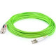 AddOn Fiber Optic Duplex Network Cable - 22.97 ft Fiber Optic Network Cable for Network Device - First End: 2 x LC Male Network - Second End: 2 x SC Male Network - Patch Cable - Lime Green - 1 Pack ADD-SC-LC-7M5OM5