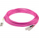 AddOn 7m LC (Male) to SC (Male) Pink OS2 Duplex Fiber OFNR (Riser-Rated) Patch Cable - 22.97 ft Fiber Optic Network Cable for Transceiver, Network Device - First End: 2 x LC Male Network - Second End: 2 x SC Male Network - Patch Cable - OFNR - 9/125 &