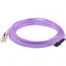 AddOn Fiber Optic Patch Duplex Network Cable - 9.84 ft Fiber Optic Network Cable for Transceiver, Network Device - First End: 2 x SC/PC Male Network - Second End: 2 x MT-RJ/PC Male Network - 10 Gbit/s - Patch Cable - Riser, OFNR - 62.5/125 &micro;m - 