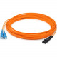 AddOn 3m MT-RJ (Male) to SC (Male) Orange OM1 Duplex Fiber OFNR (Riser-Rated) Patch Cable - 100% compatible and guaranteed to work ADD-SC-MTRJ-3M6MM