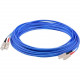 AddOn 10m SC (Male) to SC (Male) Blue OM1 Duplex PVC Fiber Patch Cable - 32.81 ft Fiber Optic Network Cable for Patch Panel, Hub, Switch, Media Converter, Router, Transceiver, Network Device - First End: 2 x SC Male Network - Second End: 2 x SC Male Netwo