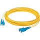 AddOn Fiber Optic Duplex Patch Network Cable - 410.10 ft Fiber Optic Network Cable for Network Device, Transceiver - First End: 2 x SC Male Network - Second End: 2 x SC Male Network - Patch Cable - 9/125 &micro;m - Yellow - 1 Pack ADD-SC-SC-125M9SMF