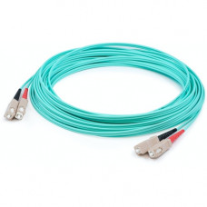 AddOn Fiber Optic Duplex Patch Network Cable - 52.50 ft Fiber Optic Network Cable for Transceiver, Network Device - First End: 2 x SC Male Network - Second End: 2 x SC Male Network - Patch Cable - OFNR - 50/125 &micro;m - Aqua - 1 Pack ADD-SC-SC-16M5O
