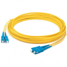 AddOn 57m SC (Male) to SC (Male) Straight Yellow OS2 Duplex LSZH Fiber Patch Cable - 186.96 ft Fiber Optic Network Cable for Network Device - First End: 2 x SC Male Network - Second End: 2 x SC Male Network - Patch Cable - LSZH - 9/125 &micro;m - Yell