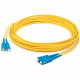 AddOn 28m SC (Male) to SC (Male) Straight Yellow OS2 Duplex Plenum Fiber Patch Cable - 91.80 ft Fiber Optic Network Cable for Network Device - First End: 2 x SC Male Network - Second End: 2 x SC Male Network - Patch Cable - Plenum - 9/125 &micro;m - Y