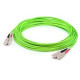 AddOn Fiber Optic Duplex Patch Network Cable - 82 ft Fiber Optic Network Cable for Network Device - First End: 2 x SC Male Network - Second End: 2 x SC Male Network - Patch Cable - OFNR - 50 &micro;m - Lime Green - 1 Pack ADD-SC-SC-25M5OM5