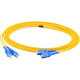 AddOn 2m SC (Male) to SC (Male) Yellow OS1 Simplex Fiber OFNR (Riser-Rated) Patch Cable - 100% compatible and guaranteed to work - TAA Compliance ADD-SC-SC-2MS9SMF