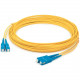 AddOn 30m SC (Male) to SC (Male) Straight Yellow OS2 Duplex Plenum Fiber Patch Cable - 98.43 ft Fiber Optic Network Cable for Network Device - First End: 2 x SC Male Network - Second End: 2 x SC Male Network - Patch Cable - Plenum - 9/125 &micro;m - Y