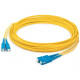 AddOn Fiber Optic Duplex Patch Network Cable - 104.99 ft Fiber Optic Network Cable for Network Device - First End: 2 x SC Male Network - Second End: 2 x SC Male Network - Patch Cable - OFNR - 9/125 &micro;m - Yellow - 1 ADD-SC-SC-32M9SMF