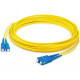 AddOn 33m SC (Male) to SC (Male) Straight Yellow OS2 Duplex Plenum Fiber Patch Cable - 108.27 ft Fiber Optic Network Cable for Network Device - First End: 2 x SC Male Network - Second End: 2 x SC Male Network - Patch Cable - Plenum - 9/125 &micro;m - 