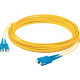 AddOn 3m SC (Male) to SC (Male) Yellow OM1 Duplex Fiber OFNR (Riser-Rated) Patch Cable - 9.84 ft Fiber Optic Network Cable for Network Device, Transceiver - First End: 2 x SC Male Network - Second End: 2 x SC Male Network - 10 Gbit/s - Patch Cable - OFNR,
