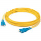 AddOn 75m SC (Male) to SC (Male) Straight Yellow OS2 Duplex LSZH Fiber Patch Cable - 246.10 ft Fiber Optic Network Cable for Transceiver, Network Device - First End: 2 x SC Male Network - Second End: 2 x SC Male Network - Patch Cable - LSZH - 9/125 &m