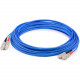 AddOn 5m SC (Male) to SC (Male) Blue OM1 Duplex PVC Fiber Patch Cable - 16.40 ft Fiber Optic Network Cable for Patch Panel, Hub, Switch, Media Converter, Router, Transceiver, Network Device - First End: 2 x SC Male Network - Second End: 2 x SC Male Networ