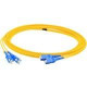 AddOn 9m SC (Male) to SC (Male) Yellow OS1 Duplex Fiber OFNR (Riser-Rated) Patch Cable - 100% compatible and guaranteed to work - TAA Compliance ADD-SC-SC-9M9SMF
