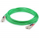 AddOn 70m SC (Male) to SC (Male) Green OM1 Duplex Fiber OFNR (Riser-Rated) Patch Cable - 229.66 ft Fiber Optic Network Cable for Transceiver, Network Device - First End: 2 x SC Male Network - Second End: 2 x SC Male Network - 10 Gbit/s - Patch Cable - OFN