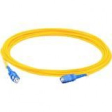 AddOn 6m SC (Male) to SC (Male) Yellow OS1 Simplex Fiber OFNR (Riser-Rated) Patch Cable - 100% compatible and guaranteed to work ADD-SC-SC-6MS9SMF