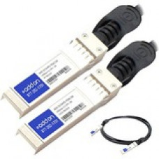 AddOn Cisco SFP-H10GB-CU1M to J9281D Compatible 10GBase-CU SFP+ to SFP+ Direct Attach Cable (Passive Twinax, 1m, TAA) - 100% application tested and guaranteed compatible ADD-SCISHPD-PDAC1M