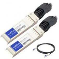 AddOn SFP+ Network Cable - 3.28 ft SFP+ Network Cable for Network Device - First End: 1 x SFP+ Male Network - Second End: 1 x SFP+ Male Network - 10 Gbit/s - 1 Pack - TAA Compliant ADD-SHPASHU-PDAC1M