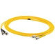 AddOn 1m ST (Male) to FC (Male) Yellow OS1 Duplex Fiber OFNR (Riser-Rated) Patch Cable - 100% compatible and guaranteed to work ADD-ST-FC-1M9SMF