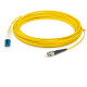 AddOn Fiber Optic Duplex Network Cable - 1.60 ft Fiber Optic Network Cable for Network Device - First End: 2 x LC Male Network - Second End: 2 x ST Male Network - Patch Cable - 9/125 &micro;m - Yellow - 1 Pack ADD-ST-LC-0.5M9SMF