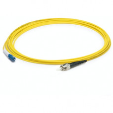 AddOn Fiber Optic Simplex Patch Network Cable - 1.60 ft Fiber Optic Network Cable for Network Device - First End: 1 x LC Male Network - Second End: 1 x ST Male Network - Patch Cable - OFNR - 9/125 &micro;m - Yellow - 1 Pack ADD-ST-LC-0-5MS9SMF