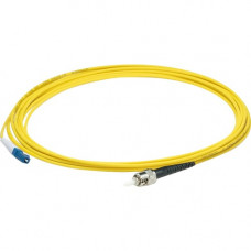 AddOn 100m LC (Male) to ST (Male) Straight Yellow OS2 Simplex LSZH Fiber Patch Cable - 328.08 ft Fiber Optic Network Cable for Network Device - First End: 1 x LC/UPC Male Network - Second End: 1 x ST/UPC Male Network - Patch Cable - LSZH - 9/125 &micr