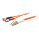 AddOn 10m LC (Male) to ST (Male) Orange OM1 Duplex Fiber OFNR (Riser-Rated) Patch Cable - 100% compatible and guaranteed to work - TAA Compliance ADD-ST-LC-10M6MMF