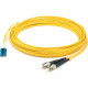 AddOn 12m LC (Male) to ST (Male) Straight Yellow OS2 Duplex Plenum Fiber Patch Cable - 39.40 ft Fiber Optic Network Cable for Network Device - First End: 2 x LC Male Network - Second End: 2 x ST Male Network - Patch Cable - Plenum - 9/125 &micro;m - Y