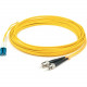 AddOn 14m LC (Male) to ST (Male) Straight Yellow OS2 Duplex Plenum Fiber Patch Cable - 45.90 ft Fiber Optic Network Cable for Network Device - First End: 2 x LC Male Network - Second End: 2 x ST Male Network - Patch Cable - Plenum - 9/125 &micro;m - Y