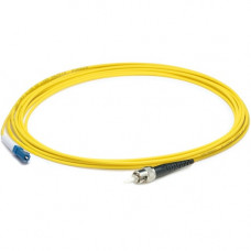 AddOn 14m LC (Male) to ST (Male) Straight Yellow OS2 Simplex Plenum Fiber Patch Cable - 45.90 ft Fiber Optic Network Cable for Network Device - First End: 1 x LC Male Network - Second End: 1 x ST Male Network - Patch Cable - Plenum - 9/125 &micro;m - 