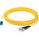 AddOn 31m LC (Male) to ST (Male) Straight Yellow OS2 Duplex Plenum Fiber Patch Cable - 101.70 ft Fiber Optic Network Cable for Network Device - First End: 2 x LC Male Network - Second End: 2 x ST Male Network - Patch Cable - Plenum - 9/125 &micro;m - 