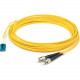 AddOn 30m LC (Male) to ST (Male) Straight Yellow OS2 Duplex Plenum Fiber Patch Cable - 98.40 ft Fiber Optic Network Cable for Network Device - First End: 2 x LC Male Network - Second End: 2 x ST Male Network - Patch Cable - Plenum - 9/125 &micro;m - Y