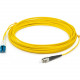 AddOn 3m LC (Male) to ST (Male) Yellow OS1 Duplex Fiber TAA Compliant OFNR (Riser-Rated) Patch Cable - 100% compatible and guaranteed to work - TAA Compliance ADD-ST-LC-3M9SMF-TAA