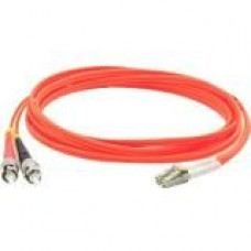 AddOn 20m LC (Male) to ST (Male) Orange OM1 Duplex Fiber OFNR (Riser-Rated) Patch Cable - 100% compatible and guaranteed to work - TAA Compliance ADD-ST-LC-20M6MMF