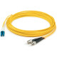 AddOn Fiber Optic Duplex Patch Network Cable - 190.29 ft Fiber Optic Network Cable for Network Device - First End: 2 x LC Male Network - Second End: 2 x ST Male Network - Patch Cable - OFNR - 9/125 &micro;m - Yellow - 1 ADD-ST-LC-58M9SMF