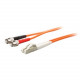 AddOn 5m LC (Male) to ST (Male) Orange OM1 Duplex Fiber OFNR (Riser-Rated) Patch Cable - 100% compatible and guaranteed to work - TAA Compliance ADD-ST-LC-5M6MMF
