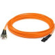 AddOn Fiber Optic Duplex Network Cable - 3.28 ft Fiber Optic Network Cable for Transceiver, Network Device - First End: 2 x MT-RJ Male Network - Second End: 2 x ST Male Network - Patch Cable - Orange - 1 Pack ADD-ST-MTRJ-1M6MMF