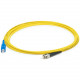 AddOn 19m SC (Male) to ST (Male) Straight Yellow OS2 Simplex Plenum Fiber Patch Cable - 62.34 ft Fiber Optic Network Cable for Network Device - First End: 1 x SC Male Network - Second End: 1 x ST Male Network - Patch Cable - Plenum - 9/125 &micro;m - 
