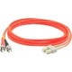 AddOn 30m SC (Male) to ST (Male) Orange OM1 Duplex Fiber OFNR (Riser-Rated) Patch Cable - 100% compatible and guaranteed to work - TAA Compliance ADD-ST-SC-30M6MMF