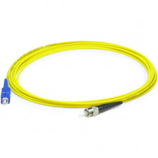 AddOn 9m SC (Male) to ST (Male) Straight Yellow OS2 Simplex LSZH Fiber Patch Cable - 29.53 ft Fiber Optic Network Cable for Network Device - First End: 1 x SC Male Network - Second End: 1 x ST Male Network - Patch Cable - LSZH - 9/125 &micro;m - Yello