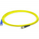 AddOn 9m SC (Male) to ST (Male) Straight Yellow OS2 Simplex LSZH Fiber Patch Cable - 29.53 ft Fiber Optic Network Cable for Network Device - First End: 1 x SC Male Network - Second End: 1 x ST Male Network - Patch Cable - LSZH - 9/125 &micro;m - Yello