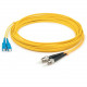 AddOn 74m SC (Male) to ST (Male) Straight Yellow OS2 Duplex LSZH Fiber Patch Cable - 242.78 ft Fiber Optic Network Cable for Network Device - First End: 2 x SC Male Network - Second End: 2 x ST Male Network - Patch Cable - LSZH - 9/125 &micro;m - Yell