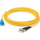 AddOn 75m SC (Male) to ST (Male) Straight Yellow OS2 Duplex LSZH Fiber Patch Cable - 246.06 ft Fiber Optic Network Cable for Network Device - First End: 2 x SC Male Network - Second End: 2 x ST Male Network - Patch Cable - LSZH - 9/125 &micro;m - Yell