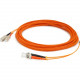 AddOn 8m SC (Male) to ST (Male) Orange OM1 Duplex Fiber OFNR (Riser-Rated) Patch Cable - 100% compatible and guaranteed to work ADD-ST-SC-8M6MMF