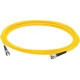 AddOn 10m ST (Male) to ST (Male) Yellow OS1 Simplex Fiber OFNR (Riser-Rated) Patch Cable - 100% compatible and guaranteed to work ADD-ST-ST-10MS9SMF
